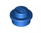 LEGO Platten 4073 Platte rund 1x1, blau