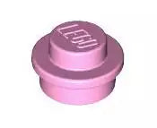 LEGO Platten 4073 Platte rund 1x1, knallpink