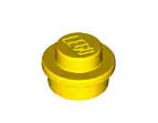 LEGO Platten 4073 Platte rund 1x1, gelb