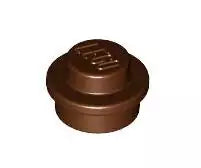LEGO Platten 4073 Platte rund 1x1, rotbraun