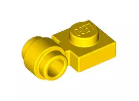 LEGO Sonderplatten 4081b Platte 1x1 mit Lampenhalter, gelb