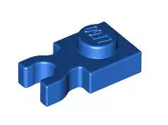 LEGO Sonderplatten 4085 Platte 1x1 mit Clip (senkrecht), blau