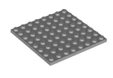 LEGO Platten 41539 Platte 8x8, hellgrau