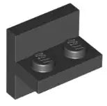 LEGO Sonderplatten 41682 Halter 2x2/1x2 zentriert, schwarz