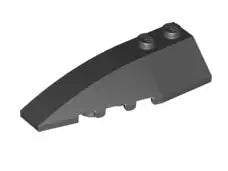 LEGO Schrägsteine 41748 Keil 6x2 links, schwarz