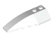 LEGO Schrägsteine 41748 Keil 6x2 links, weiß