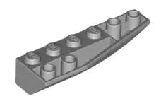 LEGO Schrägsteine 41764 Keil invers 6x2 rechts, hellgrau
