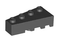 LEGO Sondersteine 41768 Keilstein 2x4 links, schwarz