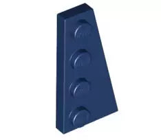LEGO Sonderplatten 41769 Keilplatte 4x2 Rechts, dunkelBlau