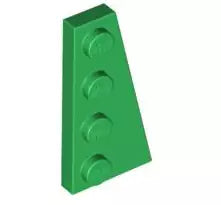 LEGO Sonderplatten 41769 Keilplatte 4x2 Rechts, grün