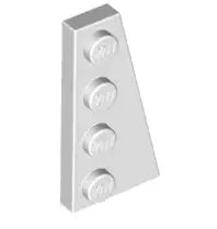 LEGO Sonderplatten 41769 Keilplatte 4x2 Rechts, weiß