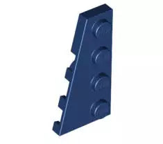 LEGO Sonderplatten 41770 Keilplatte 4x2 Links, dunkelBlau