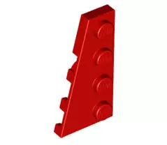 LEGO Sonderplatten 41770 Keilplatte 4x2 Links, rot