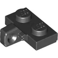 LEGO Gelenke 44567 Scharnierplatte 2x1 (1 Finger, rastend), schwarz