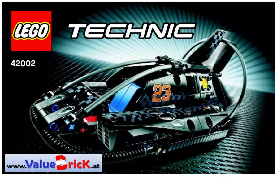 LEGO Technic BAUANLEITUNG 42002 Luftkissenboot