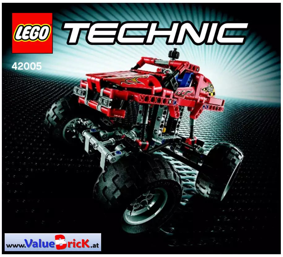 LEGO Technic BAUANLEITUNG 42005 Monster-Truck