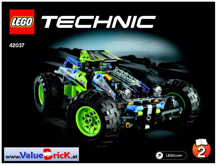 bauanleitung lego technic 42037 rennauto