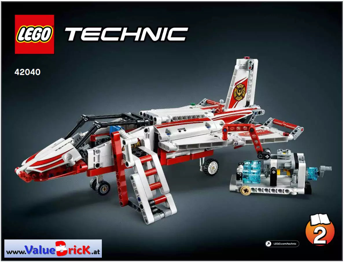 Bauanleitung LEGO 42040 Überschalljet