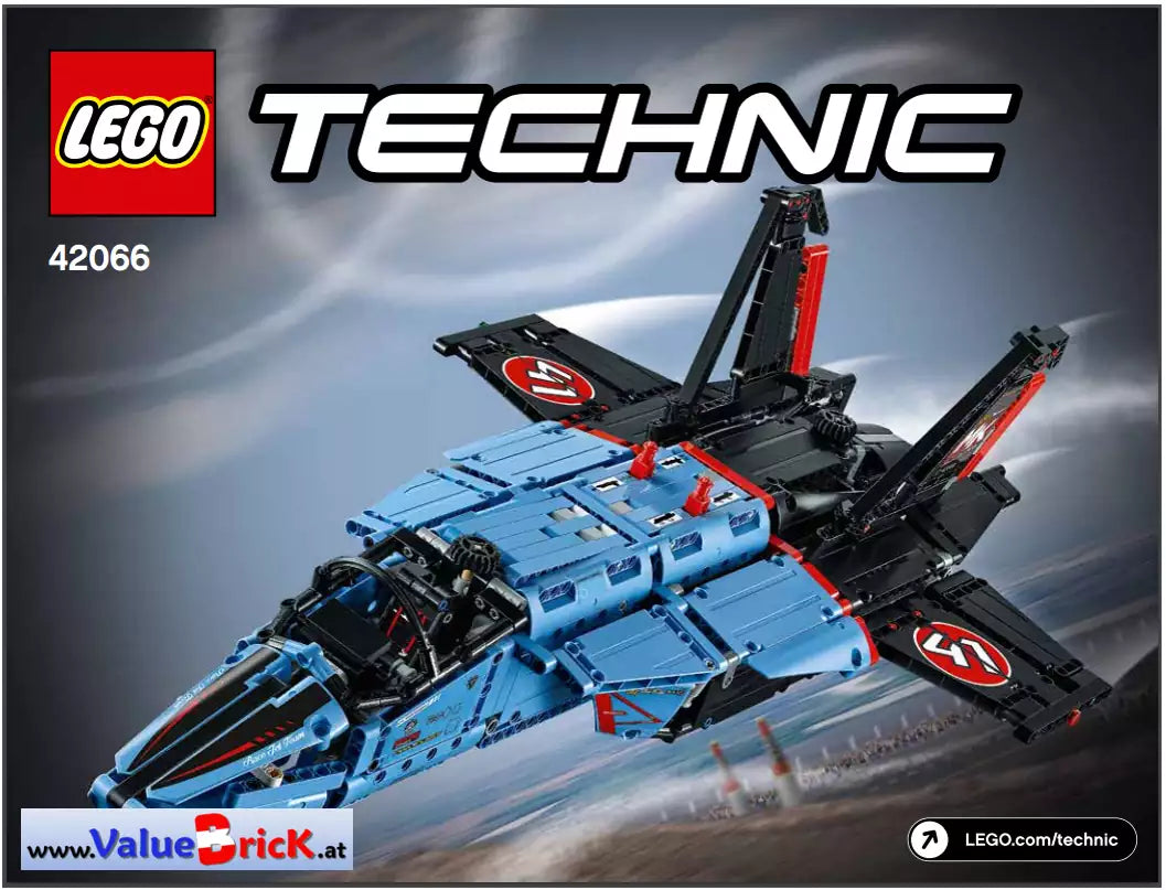 LEGO Technic BAUANLEITUNG 42066 Air Race Jet