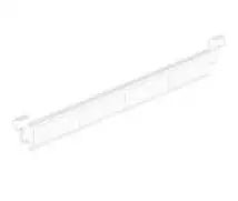 LEGO Türen und Fenster 4218 Garagen-Rolltorelement ohne Griff, transparent-klar