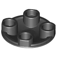LEGO Platten 2654 Gleitschuh 2x2, schwarz