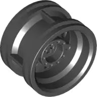 LEGO Räder und Reifen 56145 Felge 30,4 x 20mm (Achsloch), schwarz