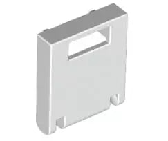 LEGO Behälter 4346 Breifkastenklappe 2x2, weiß