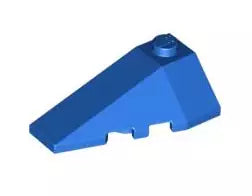 LEGO Sondersteine 43710 Keilstein 2x4, dreifach abgeschrägt, links, blau