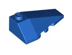 LEGO Sondersteine 43711 Keilstein 2x4, dreifach abgeschrägt, rechts, blau