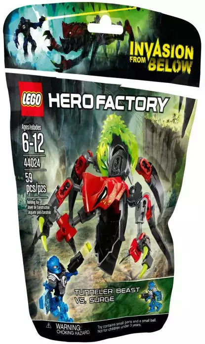 LEGO Hero Factory 44024 TUNNELER Beast vs. SURGE