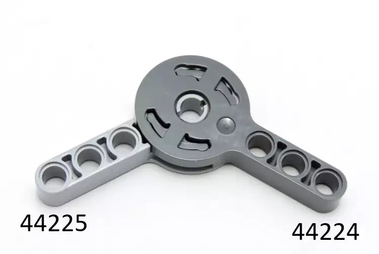 LEGO Technic 44225 Rastergelenkhälfte mit Liftarm 3L,  hellgrau