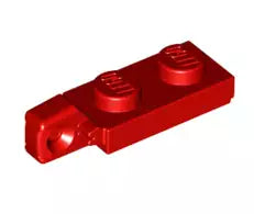 LEGO Gelenke 44301 Scharnierplatte 1x2 (1 Finger, rastend), rot