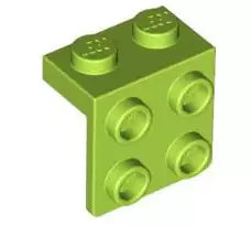 LEGO Sonderplatten 44728 Halter 1x2/2x2, lindgrün