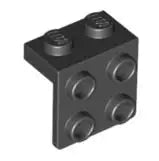 LEGO Sonderplatten 44728 Halter 1x2/2x2, schwarz