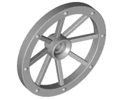 LEGO Fahrzeuge 4489b Kutschenrad (D=33mm), hellgrau