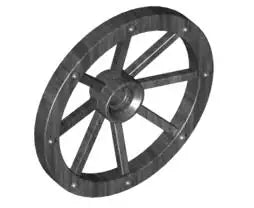 LEGO Fahrzeuge 4489b Kutschenrad (D=33mm), perldunkelgrau