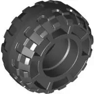 LEGO Räder und Reifen 56891 Reifen 37 x 18mm R, schwarz