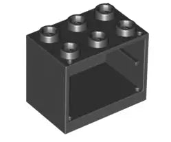 LEGO Behälter 4532 Schrank 2x3x2, schwarz
