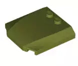 LEGO Fahrzeuge 45677 Motorhaube/Autodach 4x4x2/3, olivgrün