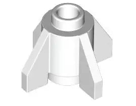 LEGO Steine 4588 Raketenunterteil 1x1, weiß