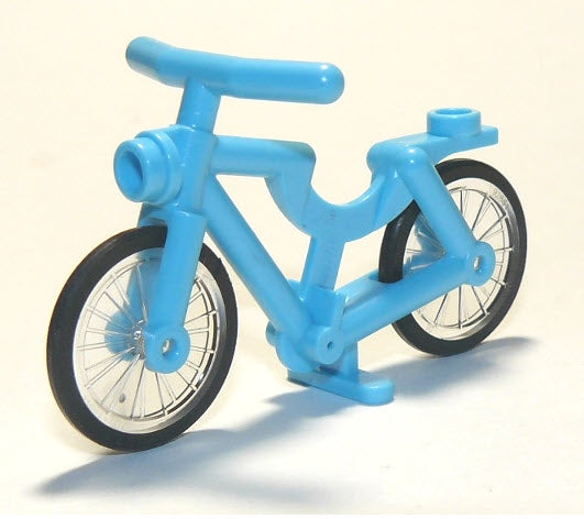 LEGO Minifigur Zubehör 4719 Fahrrad (komplett), dunkel-azurblau