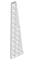 LEGO Sonderplatten 47398 Keilplatte 12x3 rechts, weiß