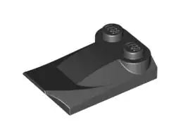 LEGO Sondersteine 47456 Bogenflügelstein 2x3x2/3 mit 2 Noppen, schwarz
