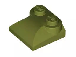 LEGO Sondersteine 47457 Stein 2x2x2/3 gekrümmt mit 2 Noppen, olivgrün