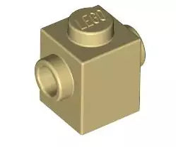 LEGO Sondersteine 47905 Stein 1x1 mit Noppen an 2 gegenüberliegenden Seiten, beige