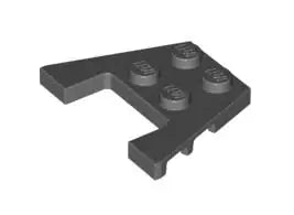 LEGO Sonderplatten 48183 Keilplatte 3x4 mit Ausschnitt, dunkelgrau