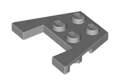 LEGO Sonderplatten 48183 Keilplatte 3x4 mit Ausschnitt, hellgrau