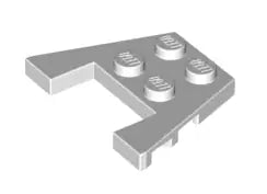 LEGO Sonderplatten 48183 Keilplatte 3x4 mit Ausschnitt, weiß