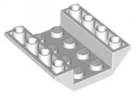 LEGO Schrägsteine 4854 Wanne 4x4 OHNE Löcher, weiß