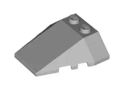 LEGO Schrägsteine 48933 Keil 4x4 mit 2 Noppen, hellgrau
